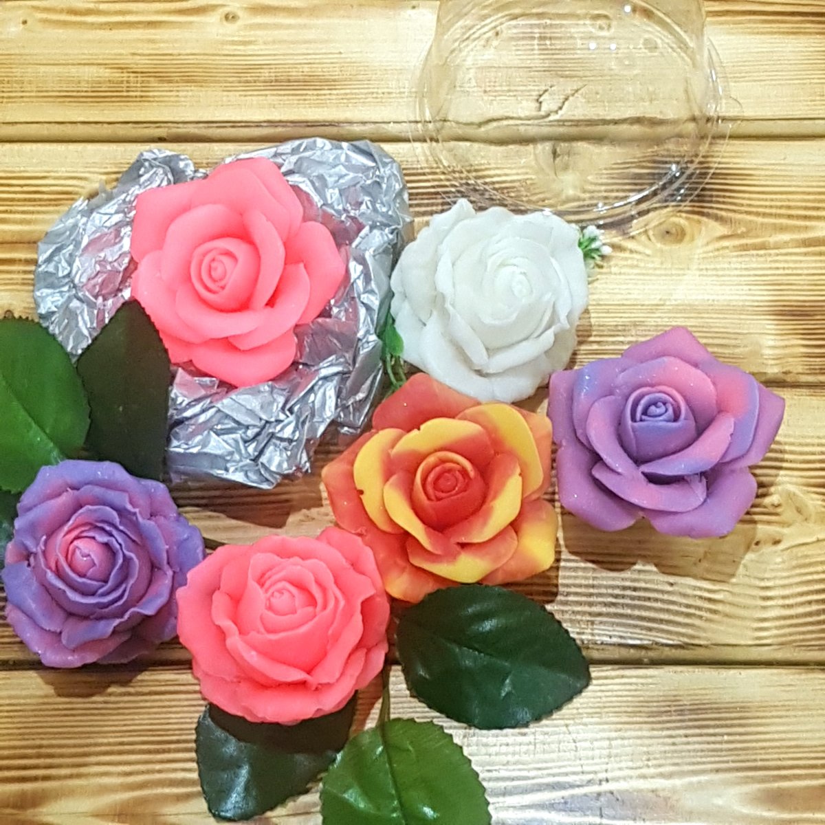 Микс из мыльных цветов