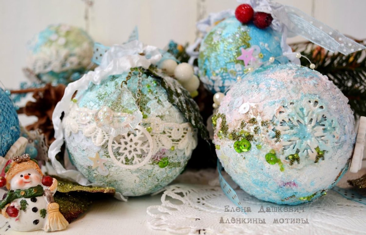 Съедобные новогодние шары