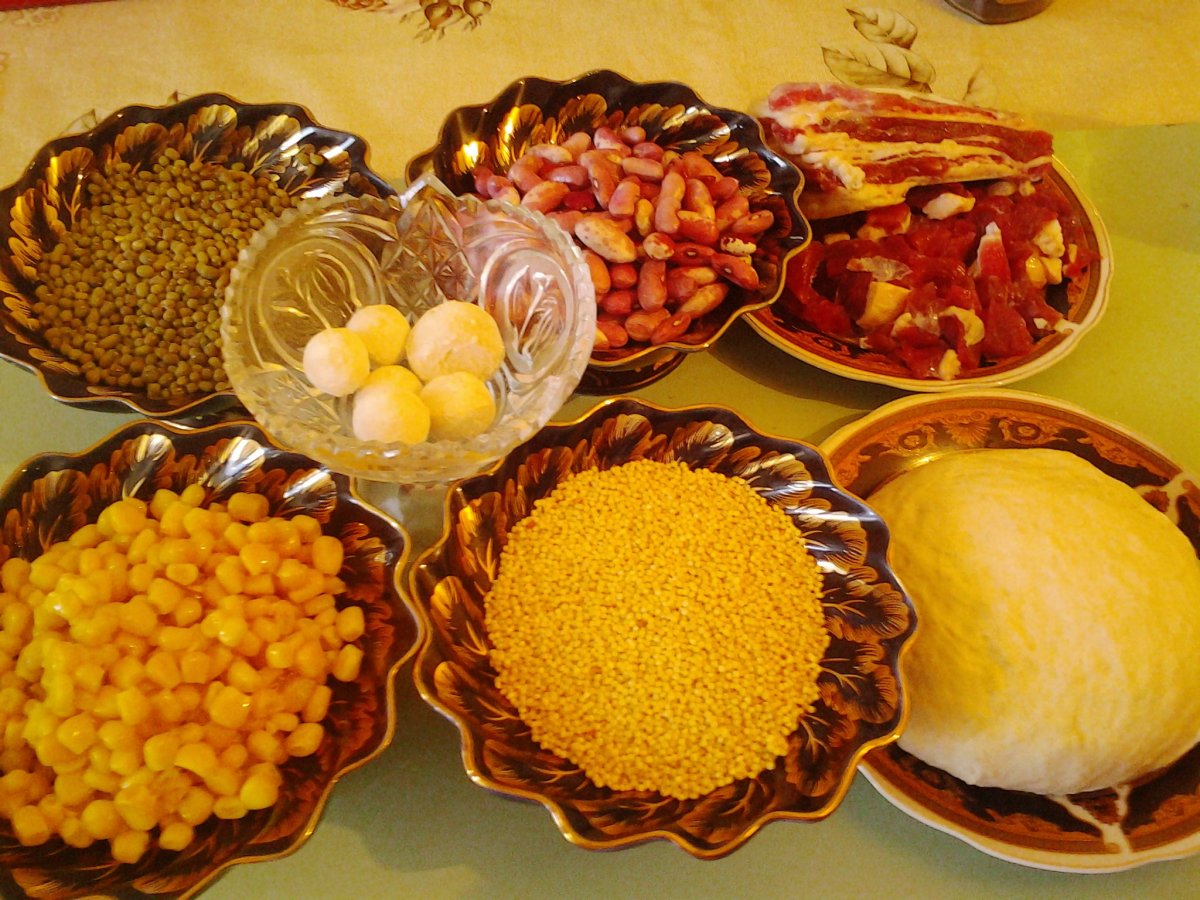 Блюда из круп казахской кухни-