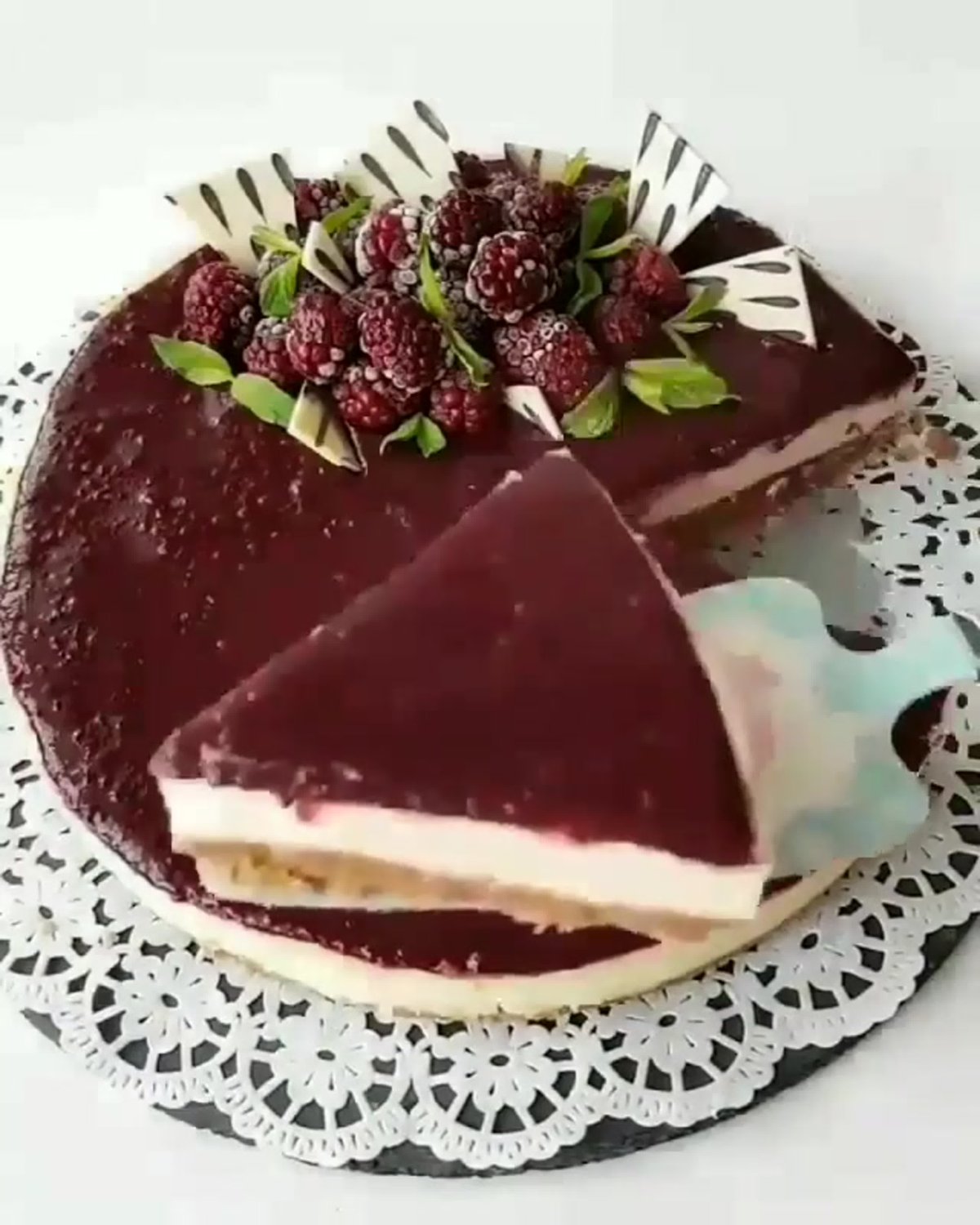 Чизкейк "черничный"