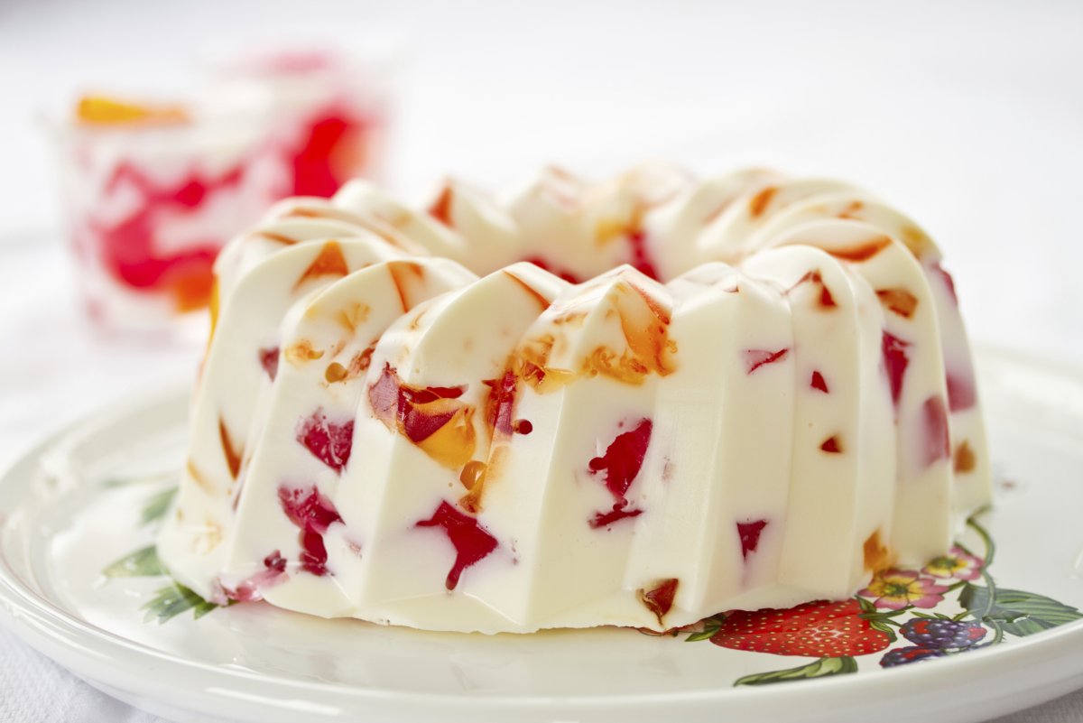 Бланманже с ананасом