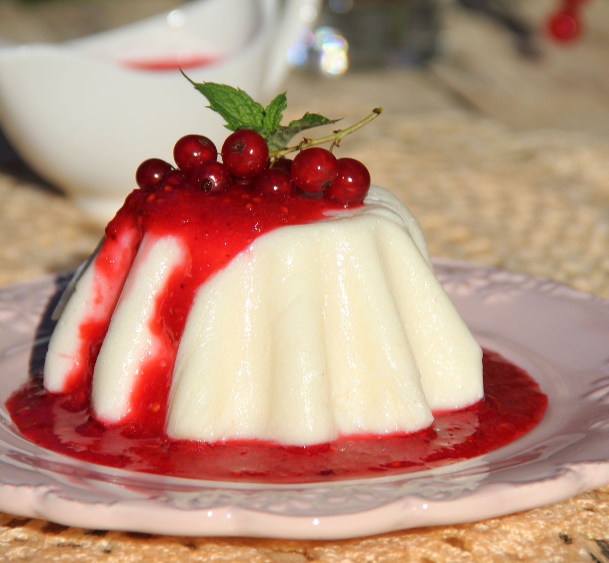 Бланманже миндальное
