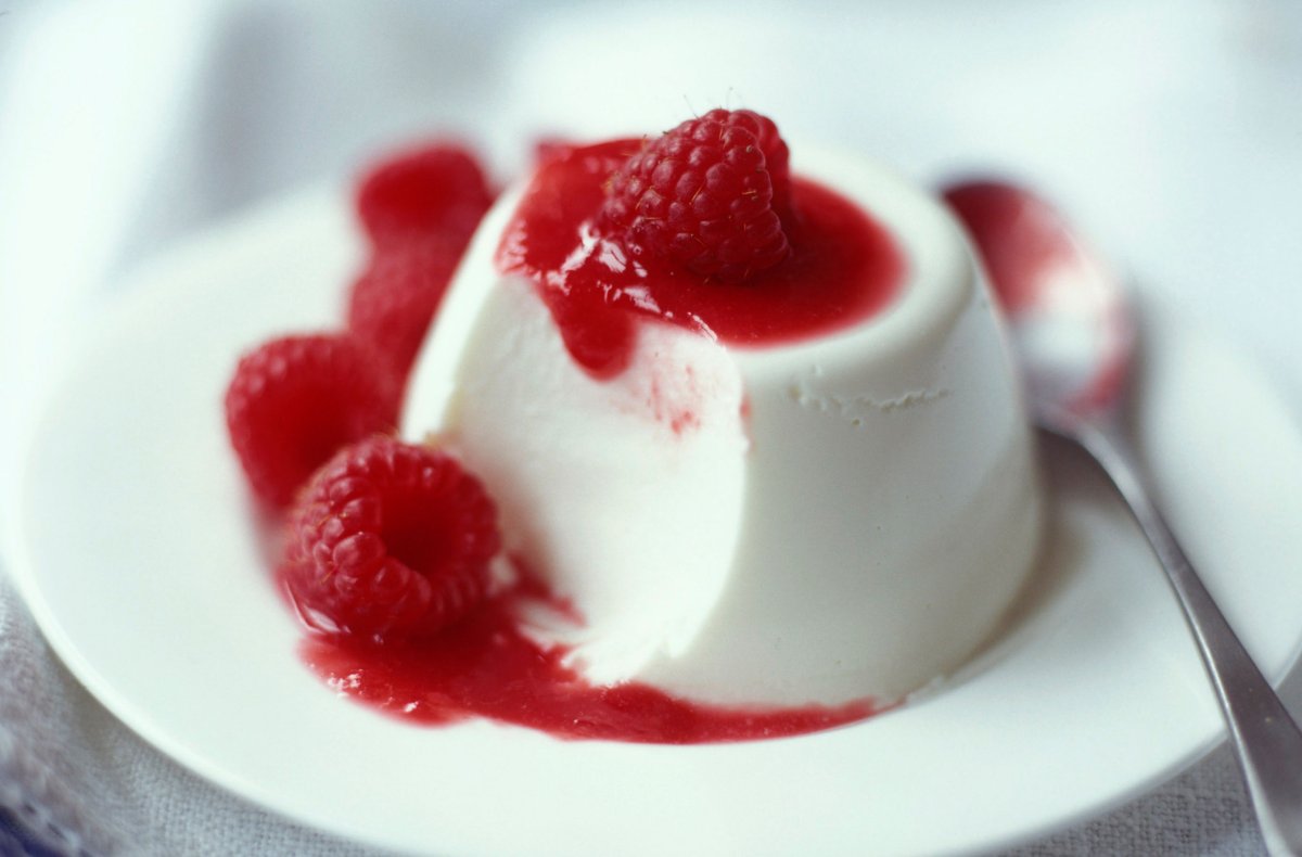 Десерт panna Cotta