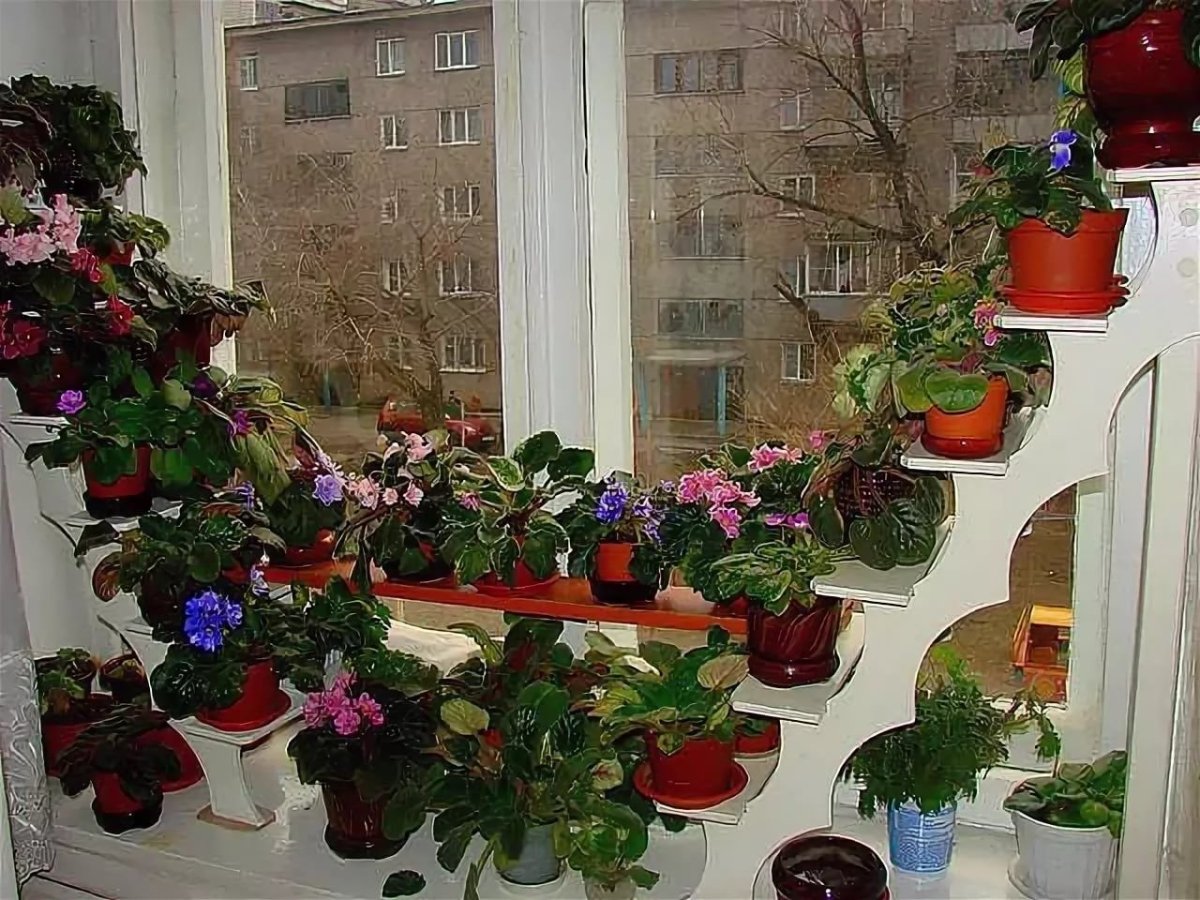 Подставка для цветов на балкон