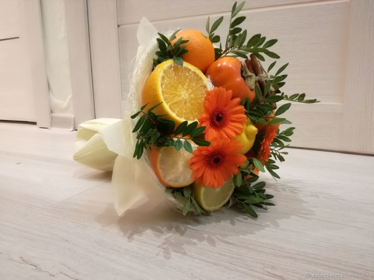 Мини букеты с фруктами