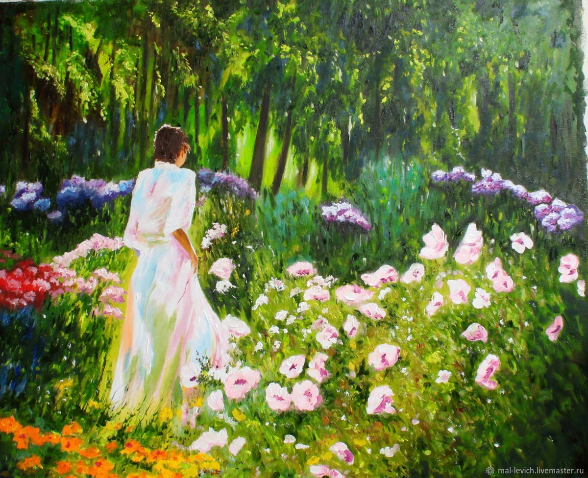 Художник Richard s Johnson пионы