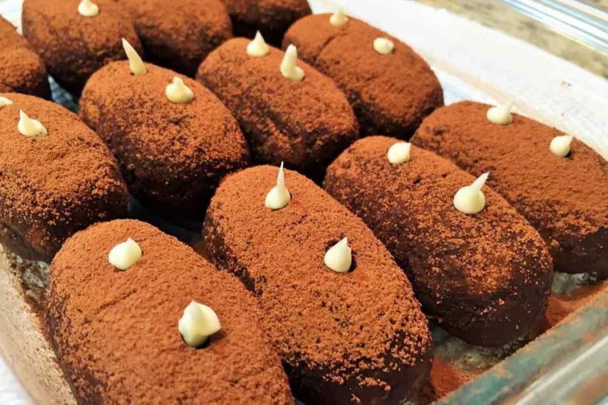 Пирожное Добрынинский картошка глазированная