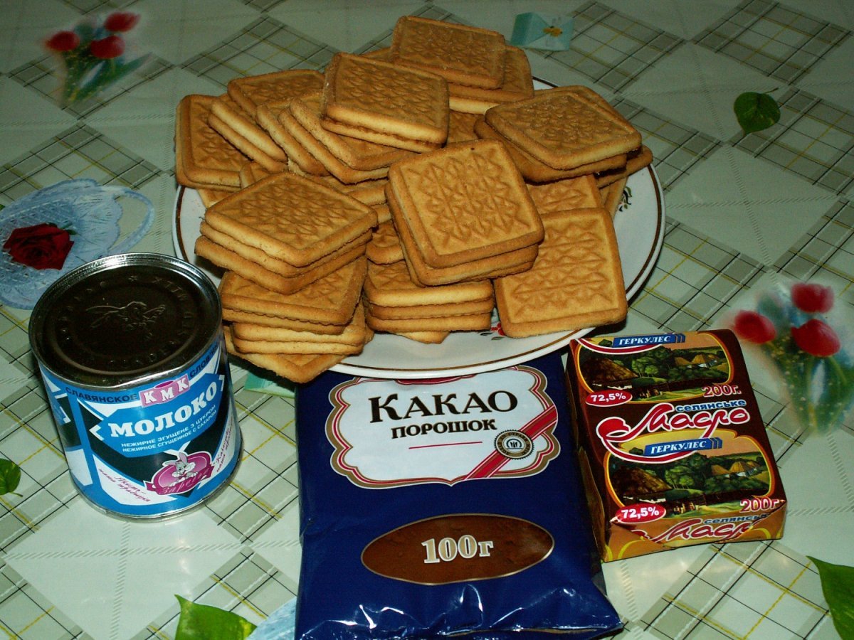 Пирожное картошка белое печенье