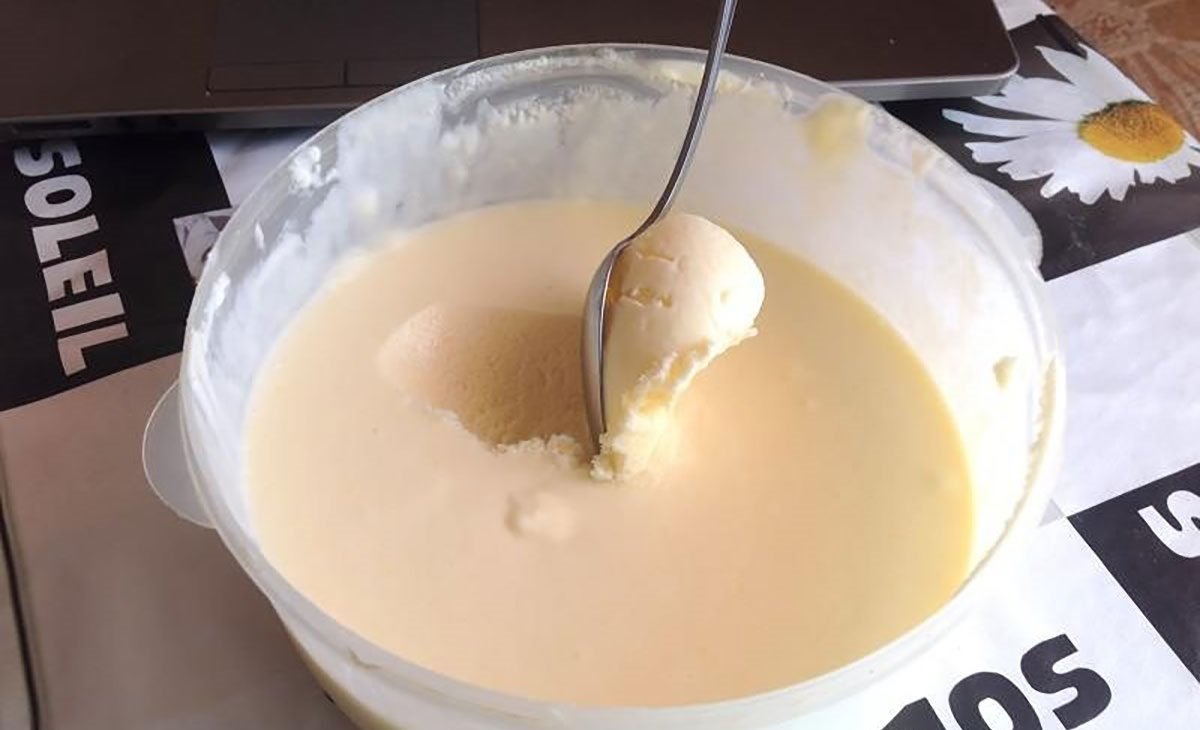 Мороженое со сливочным маслом