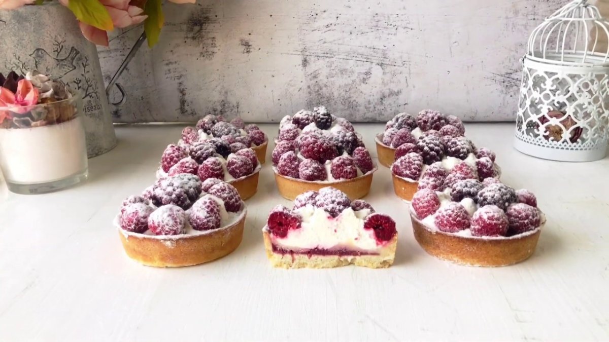 Малиновая тарталетка Cheese Cake