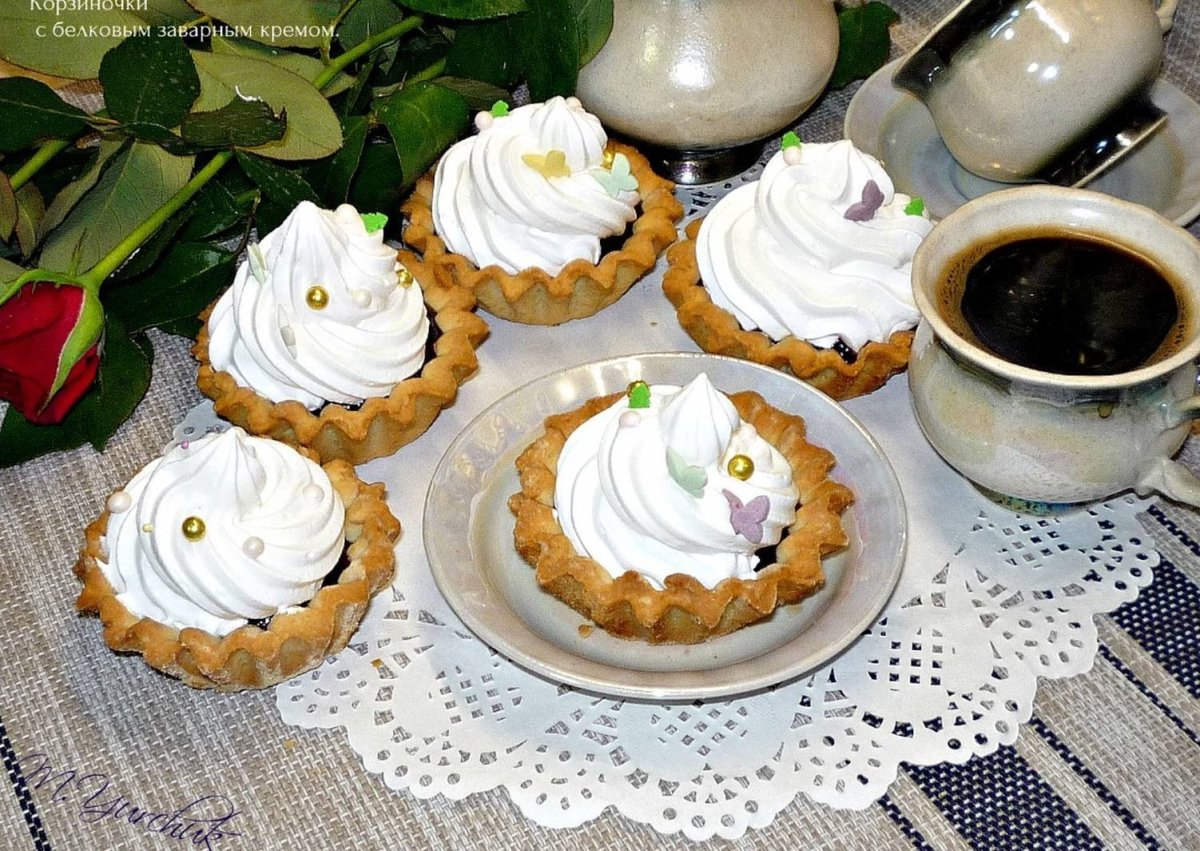 Пирожное корзиночка Изабелла