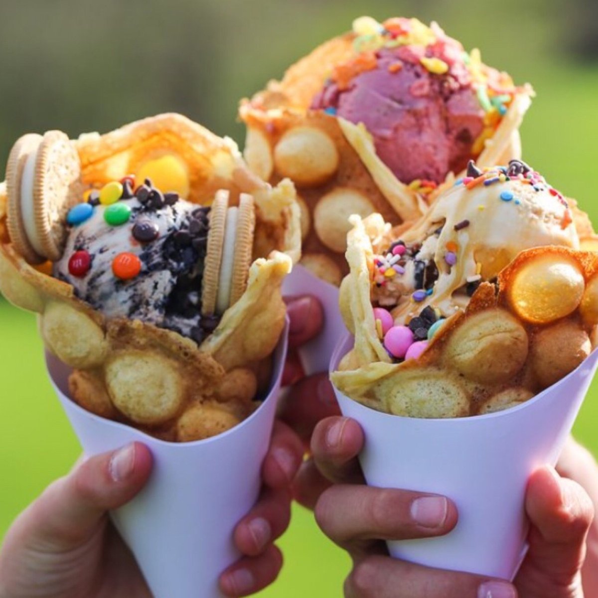 Бельгийские вафли Bubble Waffle