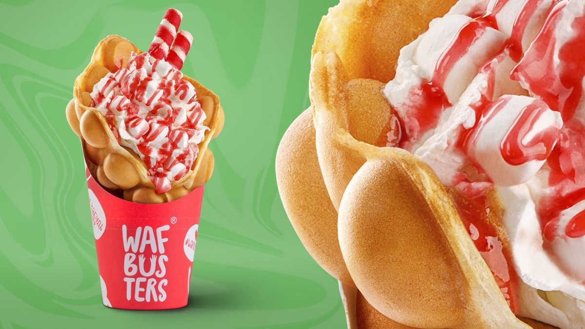 Мороженое Bubble Waffle