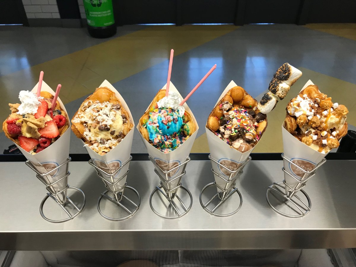 Мороженое Bubble Waffle