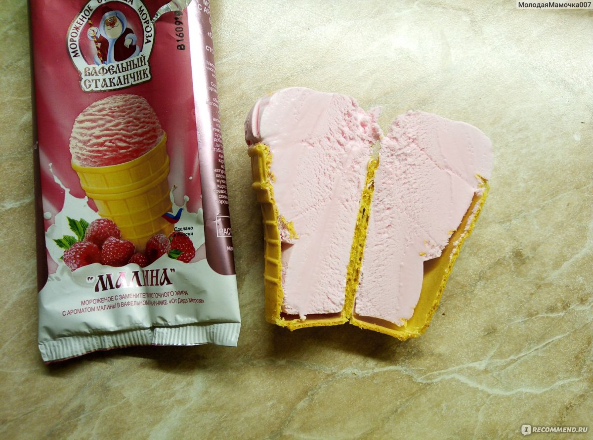 Этикетка мороженого