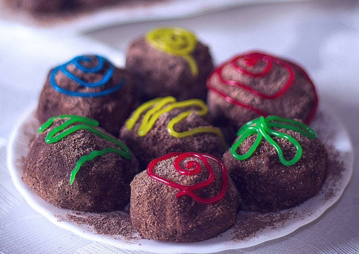 Пирожное картошка из печенья