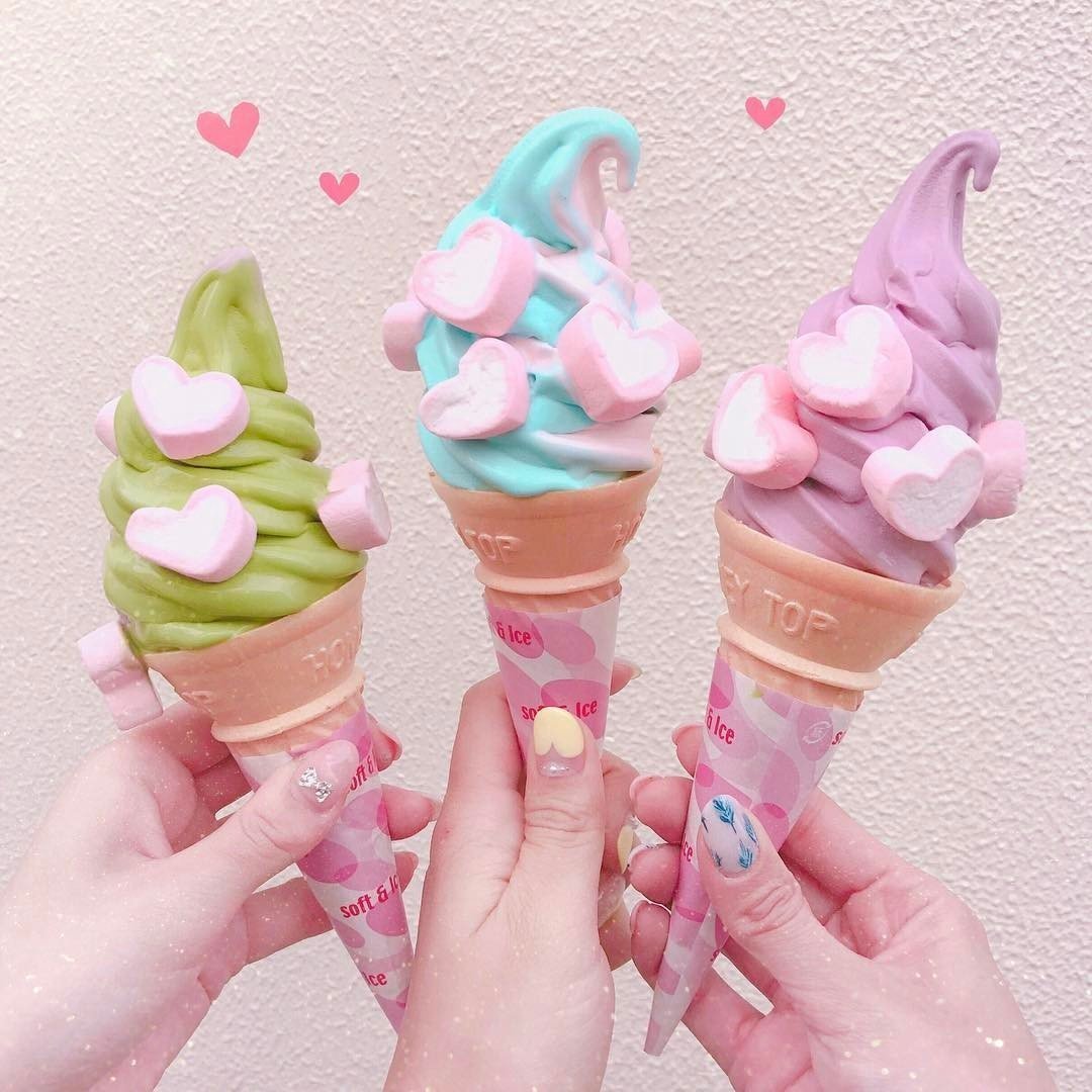 Эстетика kawaii мороженое