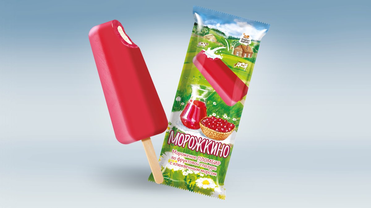 Фруктовое эскимо чистая линия