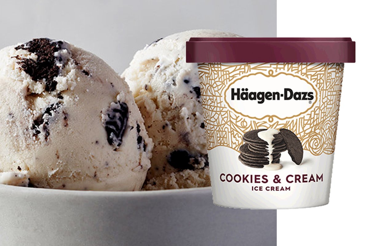 Мороженое Haagen Dazs пломбир бельгийский шоколад