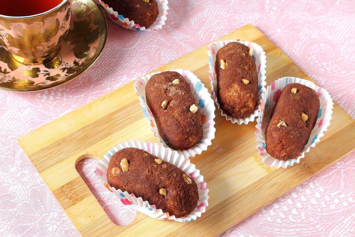 Пирожное картошка из печенья