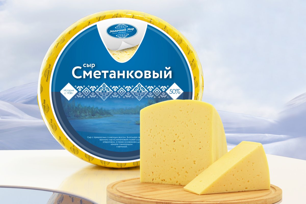 Сыр Сметанковый 50%