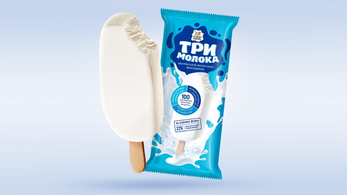 Эскимо три молока 80г