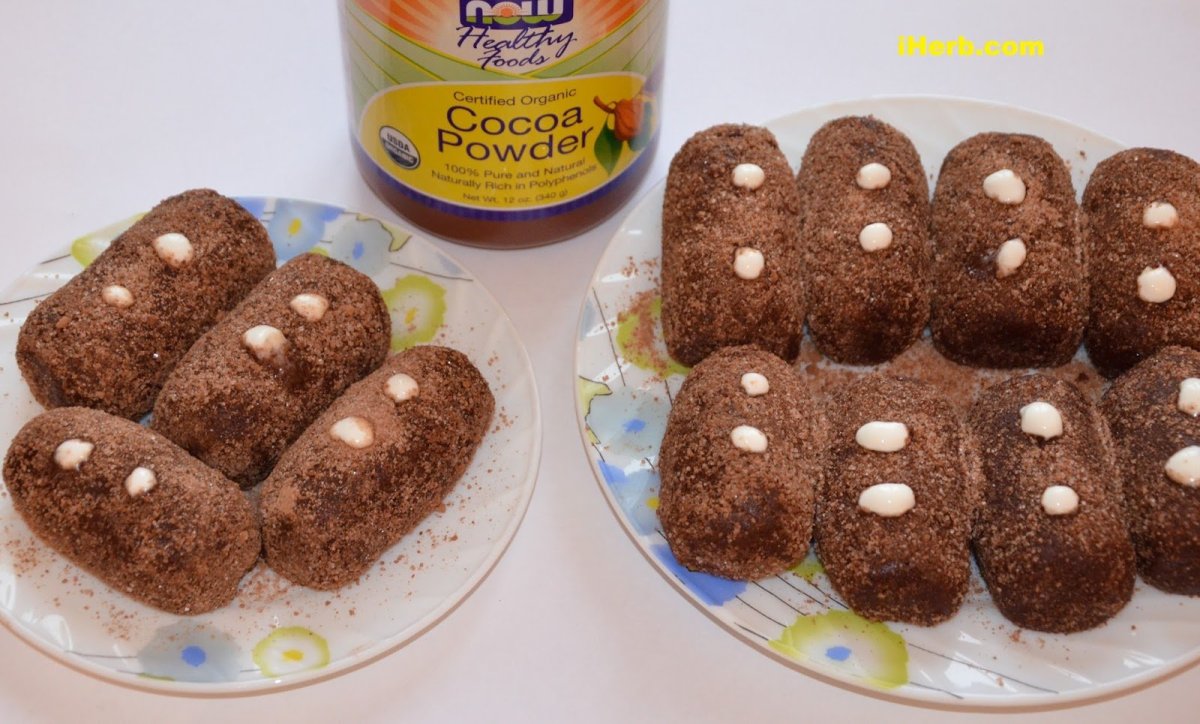 Пирожное картошка с брусникой
