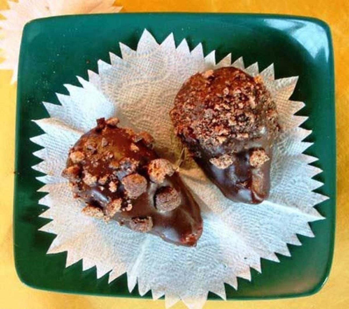 Пирожные ежики
