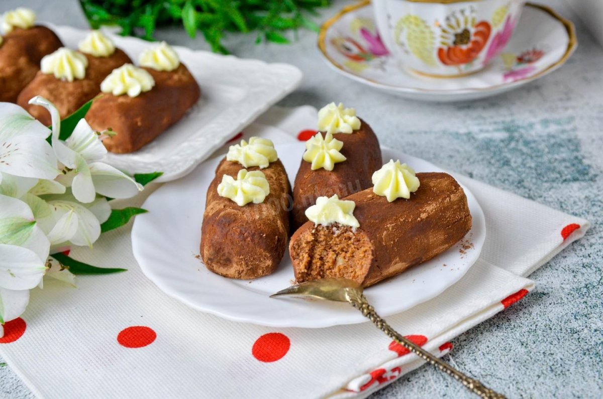 Пирожное картошка с орешками