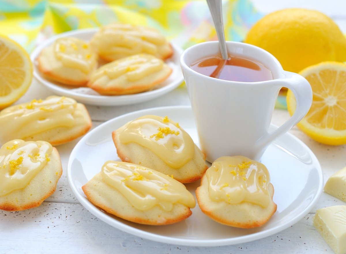 Лимонное печенье Мадлен