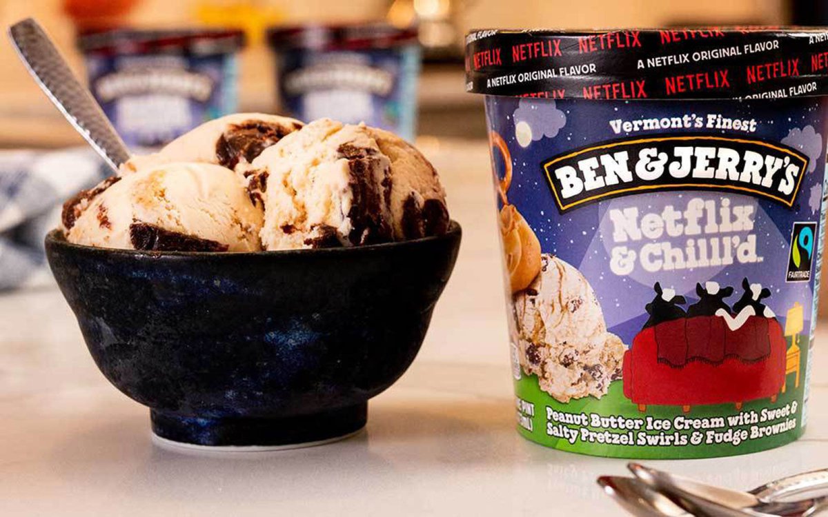 Мороженое Ben&Jerry’s Netflix