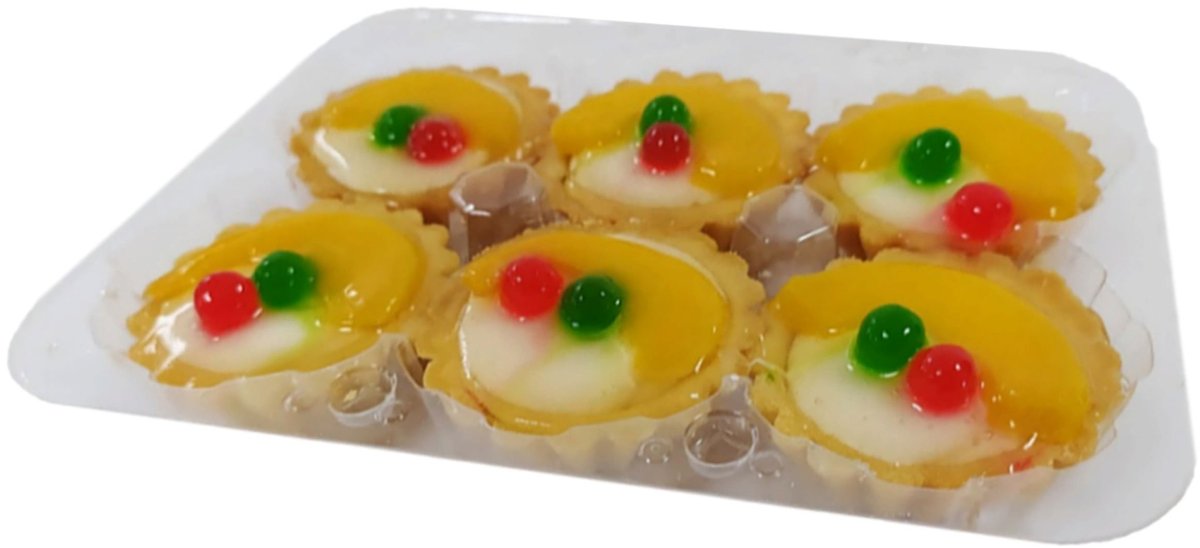 Корзиночка с желе и фруктами