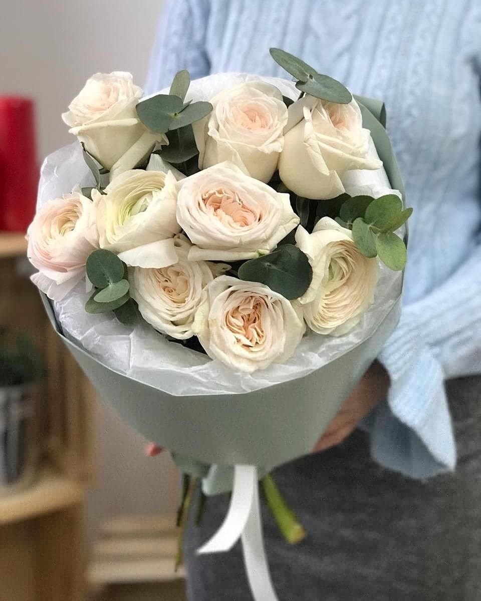 Букет садовых роз