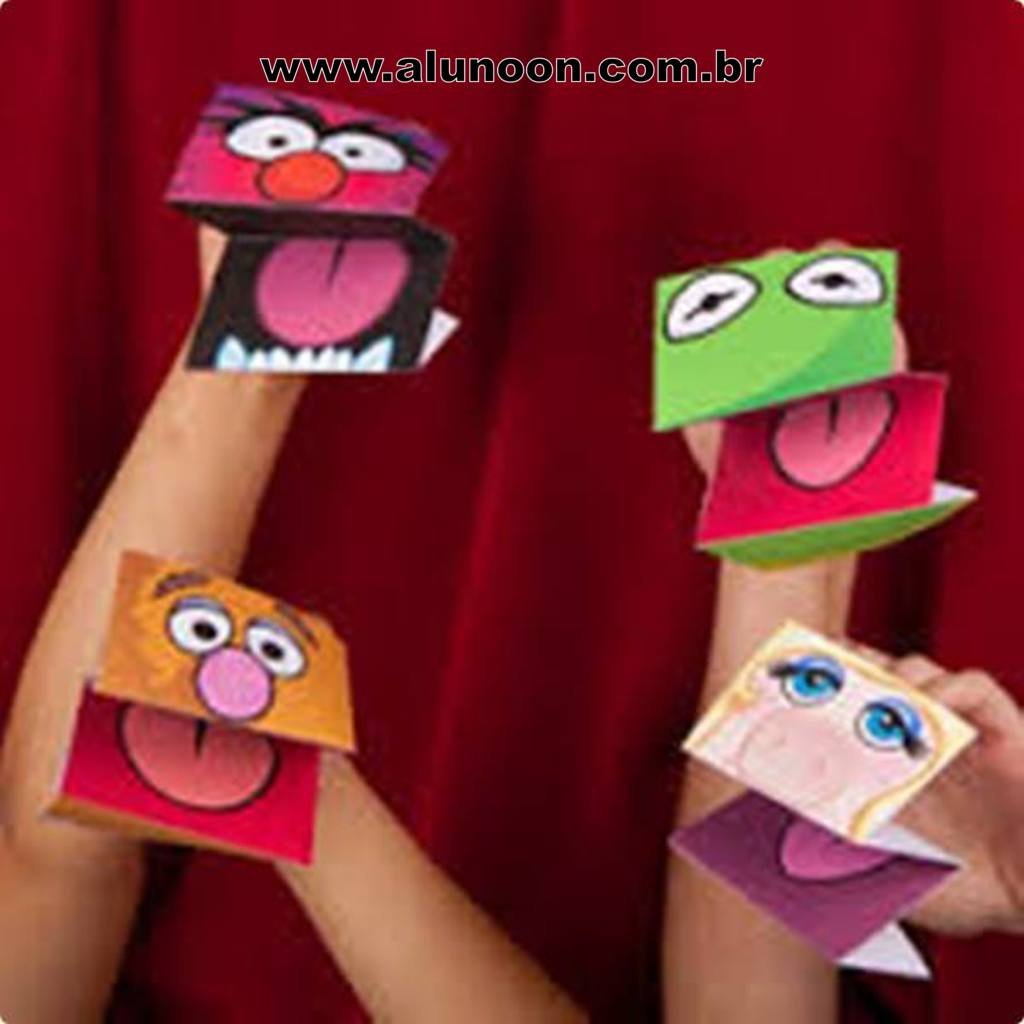Бумажные игрушки на руку