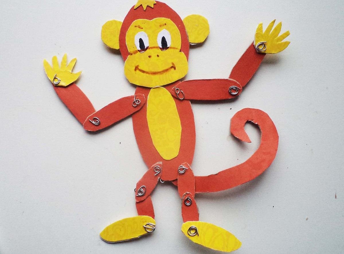 Динамическая игрушка из картона