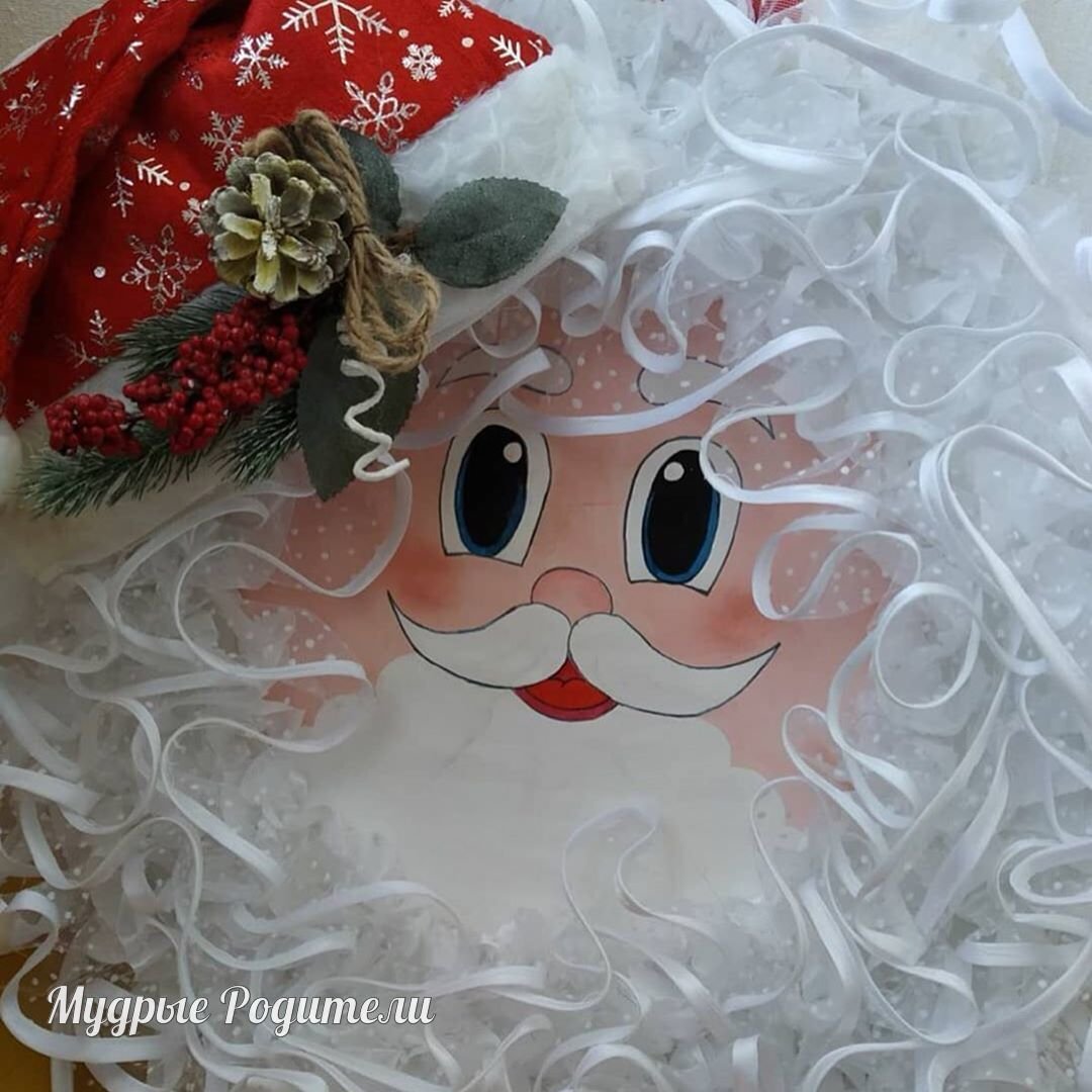 Дед Мороз поделки из фатина