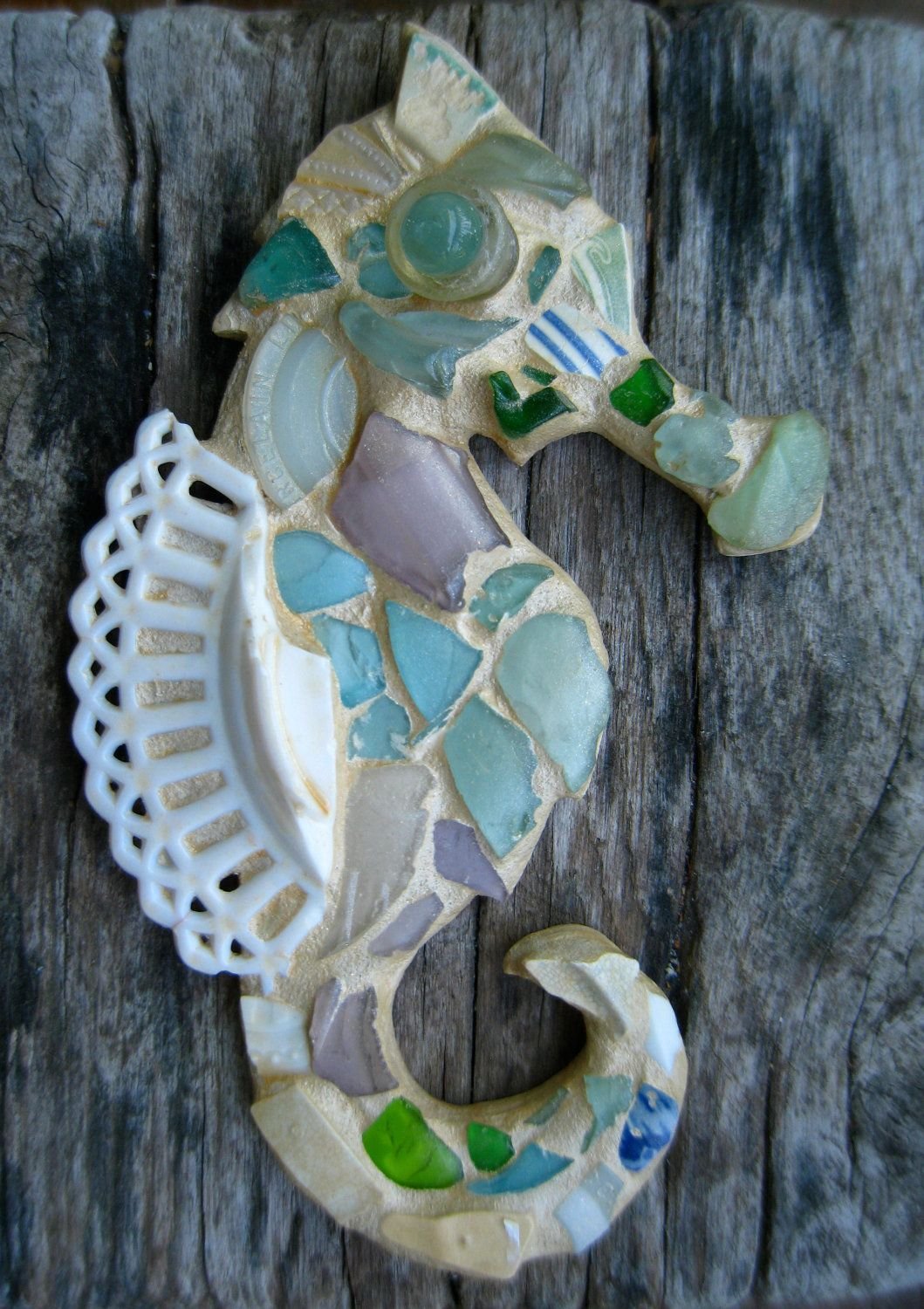 Украшения из морского стекла