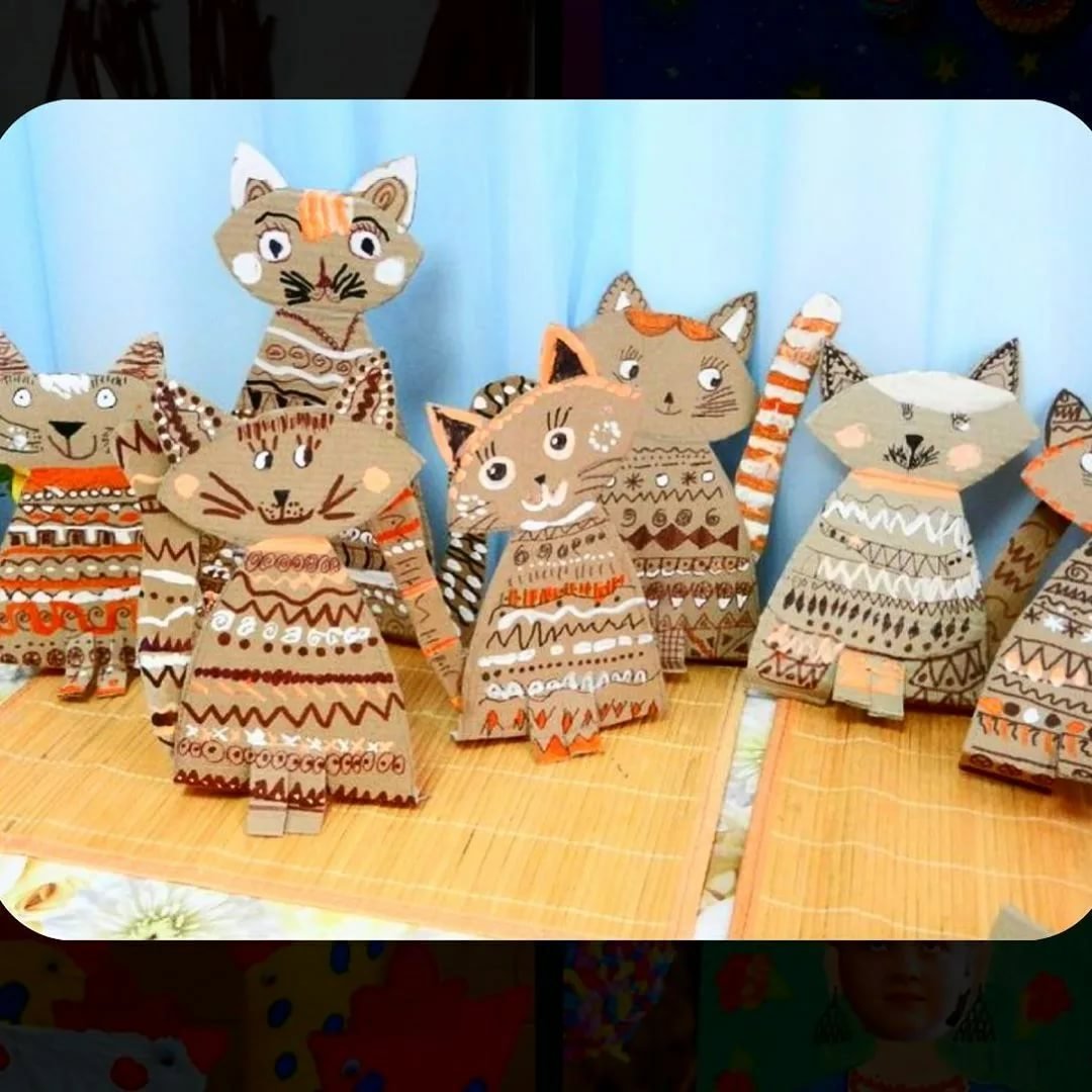 Поделка кот