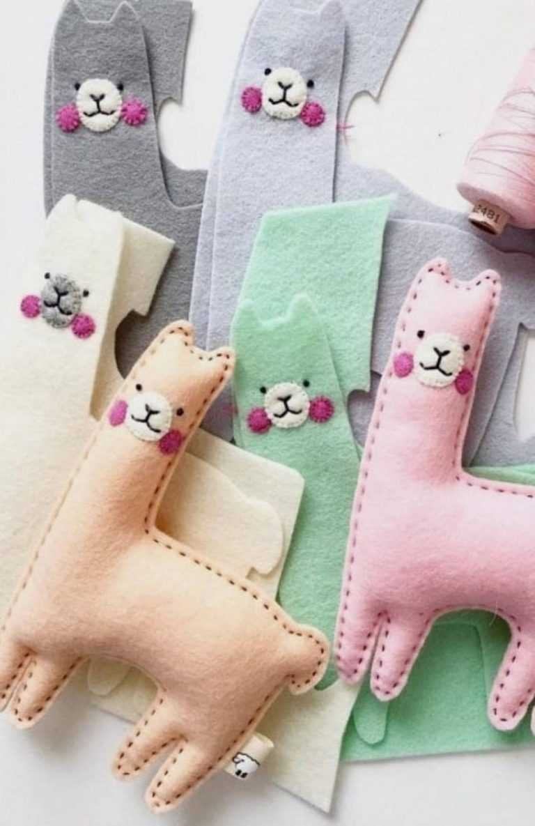 Мягкие игрушки из фетра