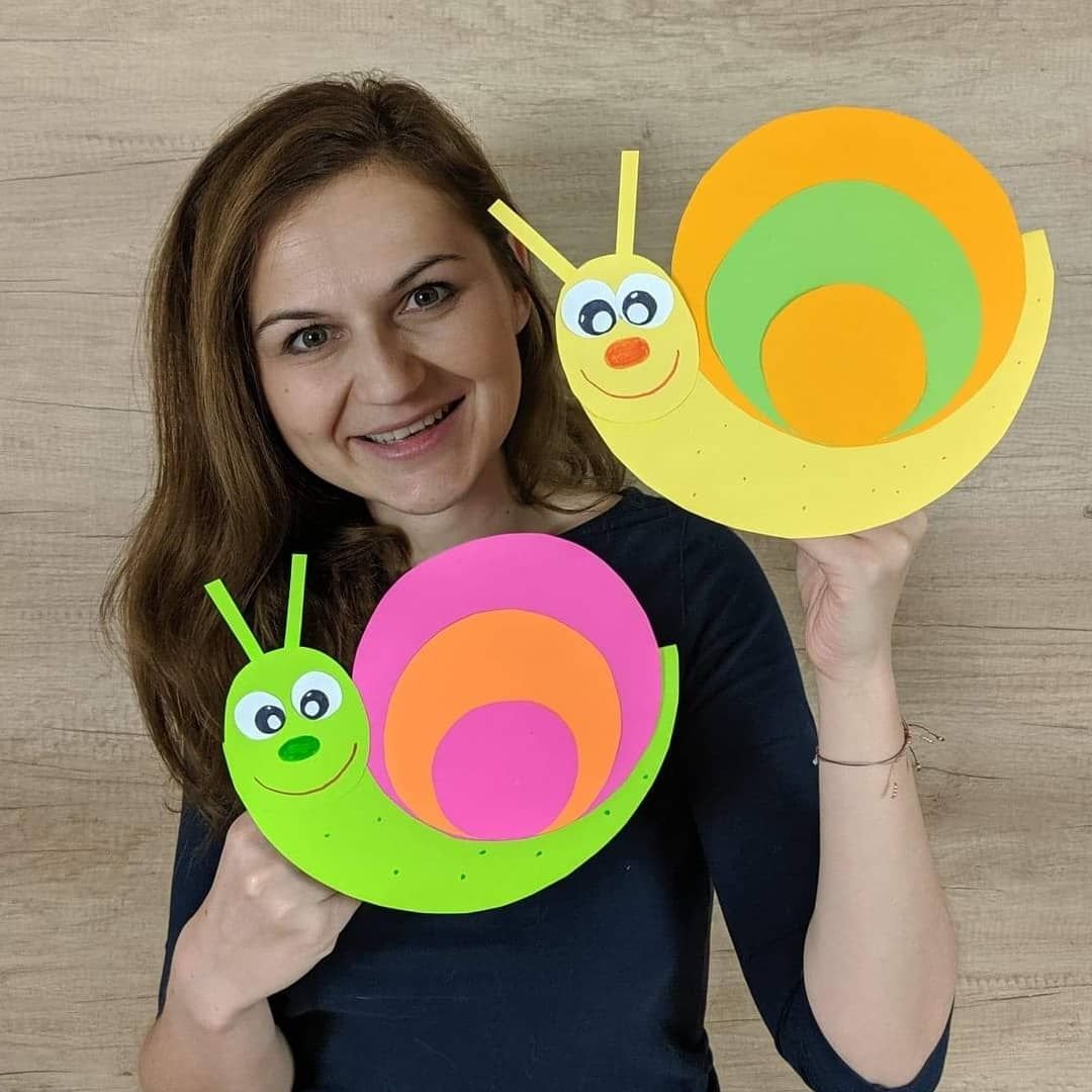 Поделка улитка для малышей