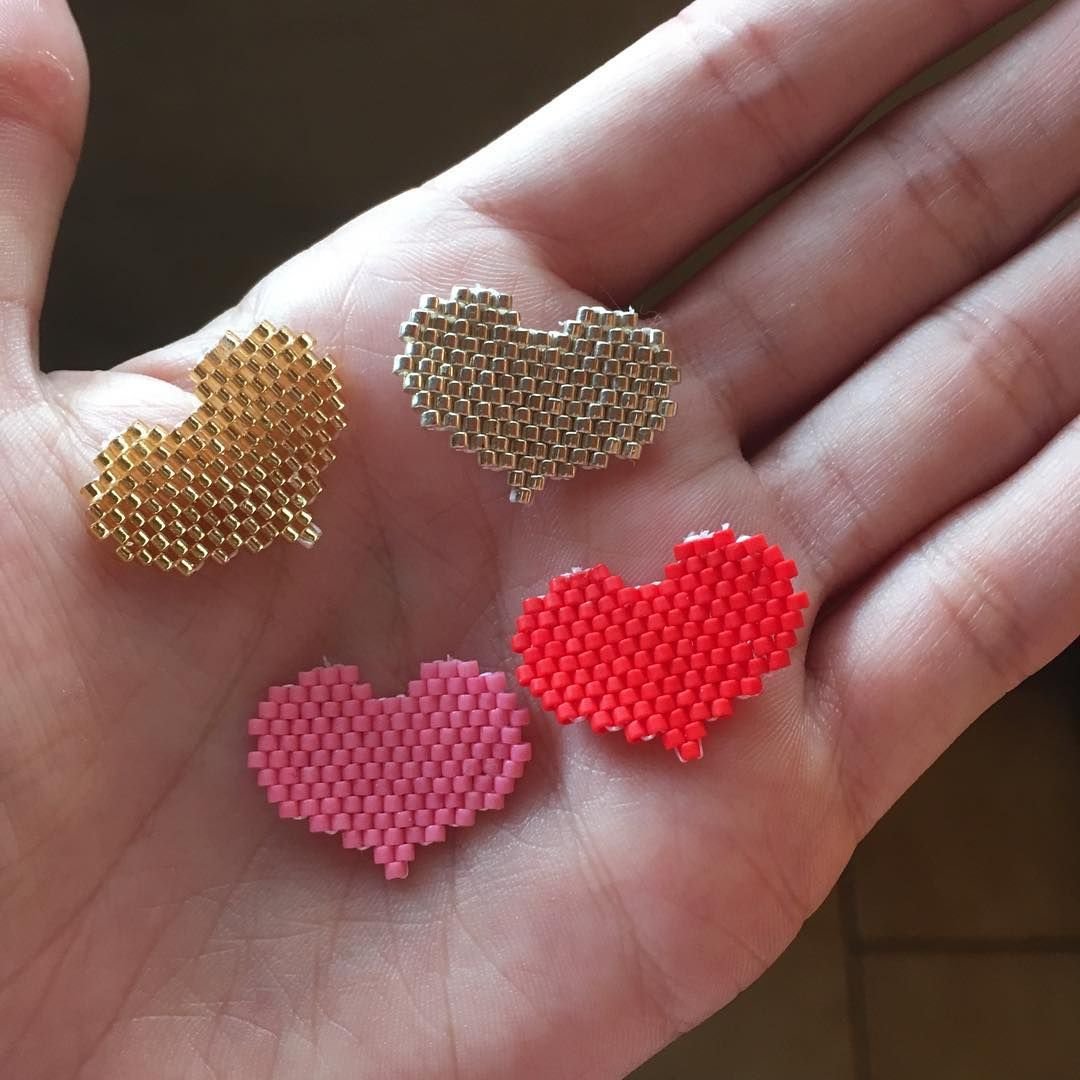Сердечко из бисера