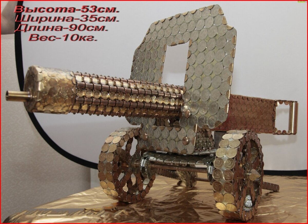 Пушка из картона