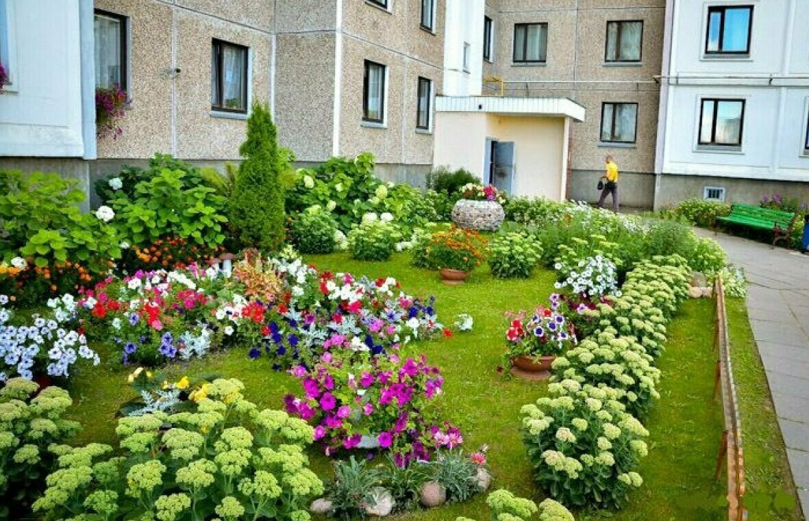 Зеленый квартал палисадник