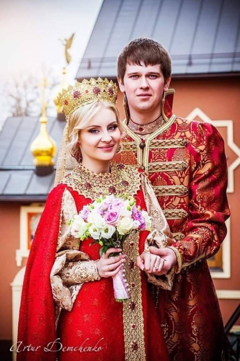 Невеста в русском стиле