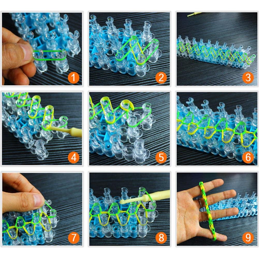 Браслет Rainbow Loom схемы