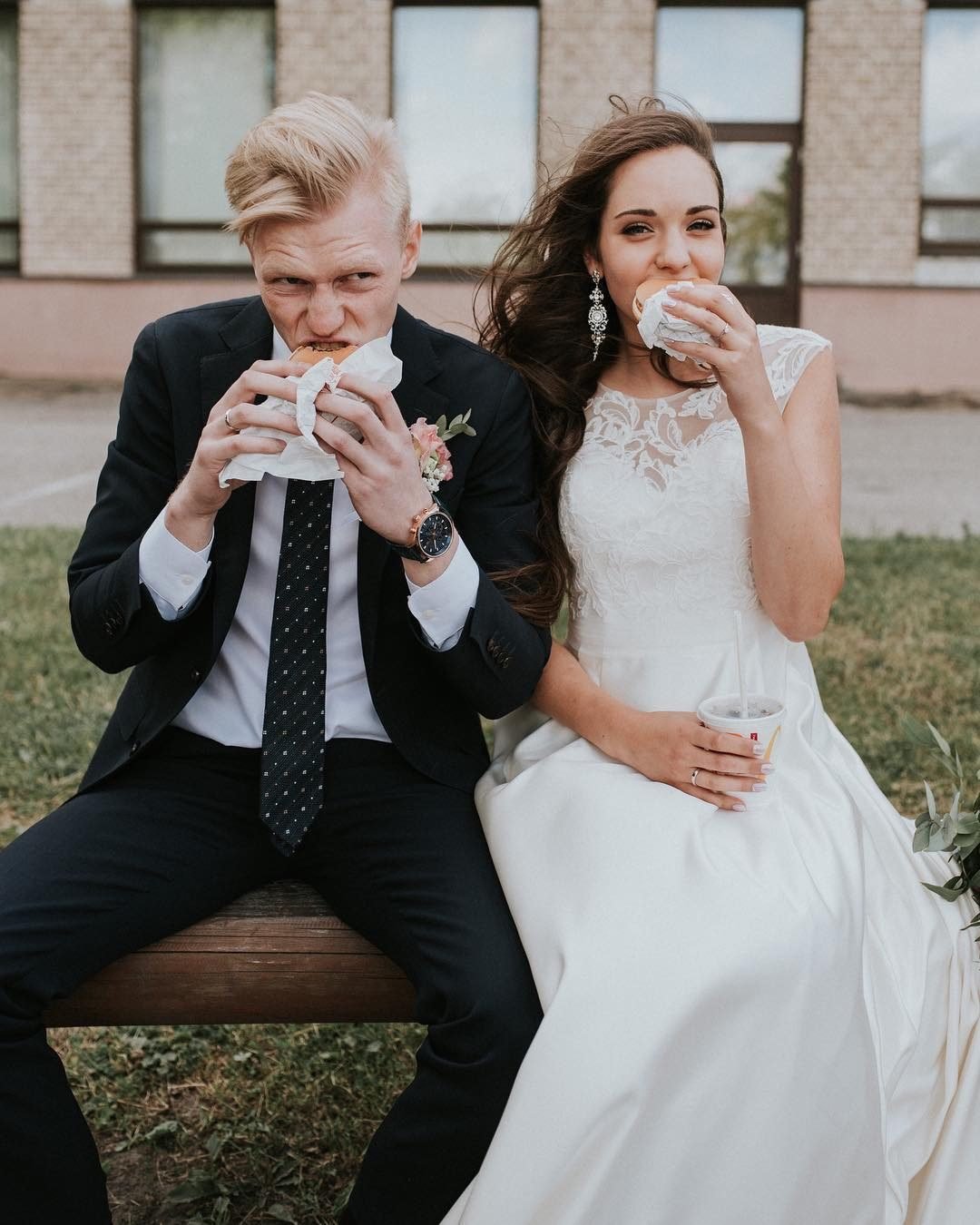 Wedding Photoshoot in MCDONALDS