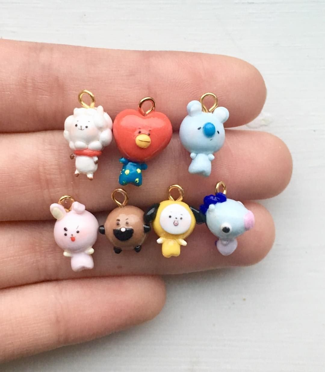 Фигурки из глины БТС