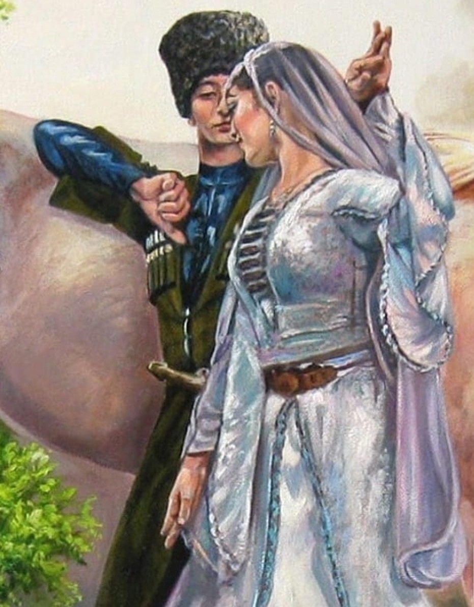 Горцы и горянки Дагестана