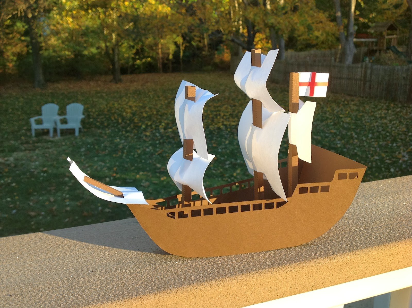 Корабль из картона своими руками: шаблоны + фото, пошаговое изготовление