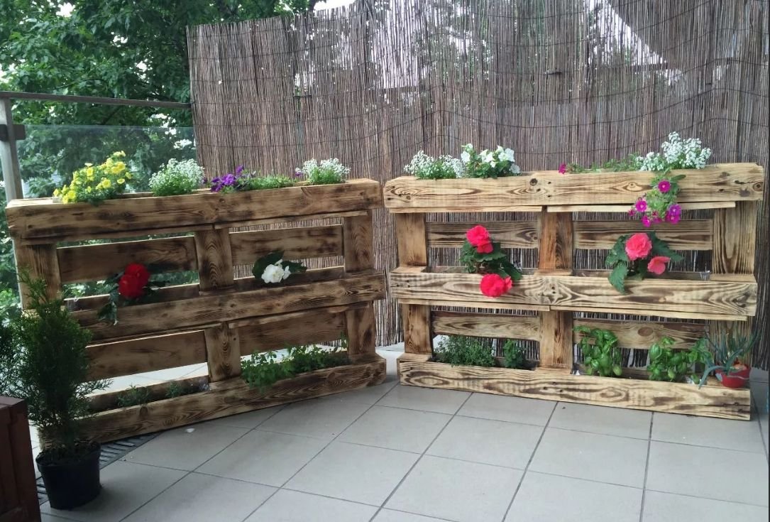 Мебель из поддонов для дачи